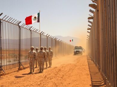 mexico sends troops border
