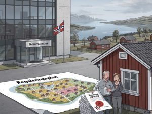Norske grunneiere møter et reguleringssystem der kommunen bestemmer over privat eiendom — uten plikt til å erstatte tap