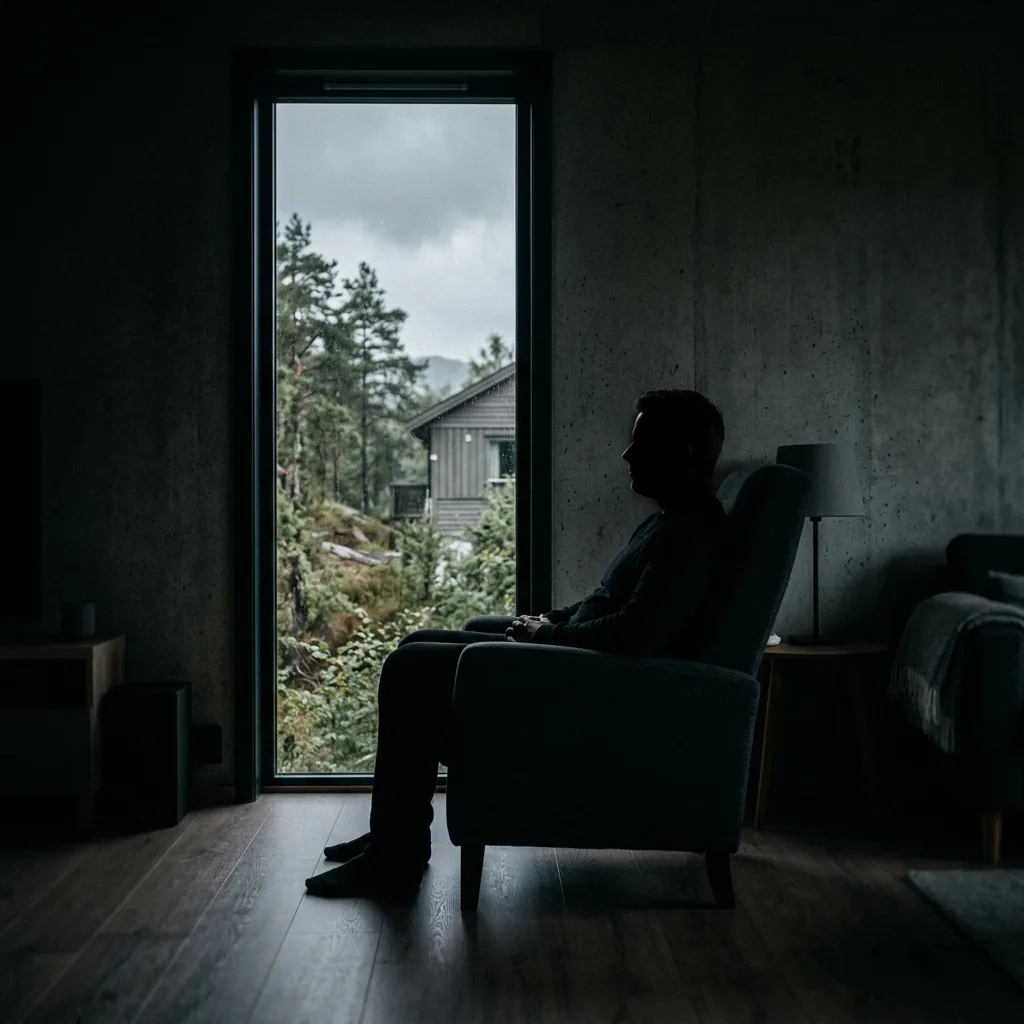 En person som ser på plantegninger og tekniske forskrifter ved et skrivebord