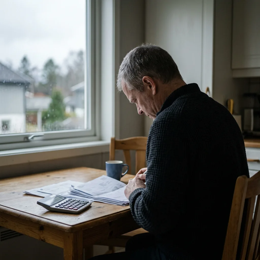 Nærlys av et drivstoffmunnstykke i en bil og en digital skjerm som viser høye priser på en bensinstasjon.