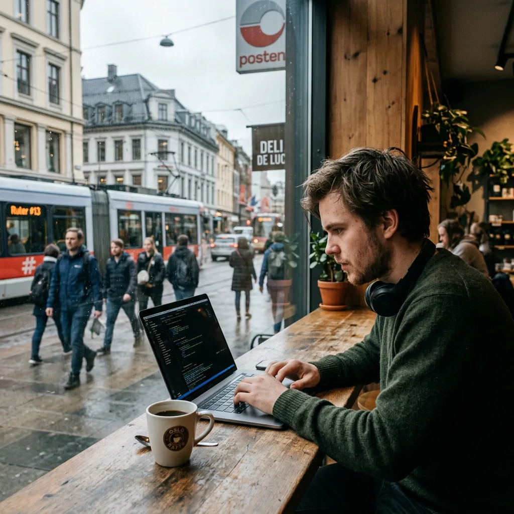 Nærbilde av en dataskjerm som viser ulike sosiale medier-feeder i et mørkt rom.