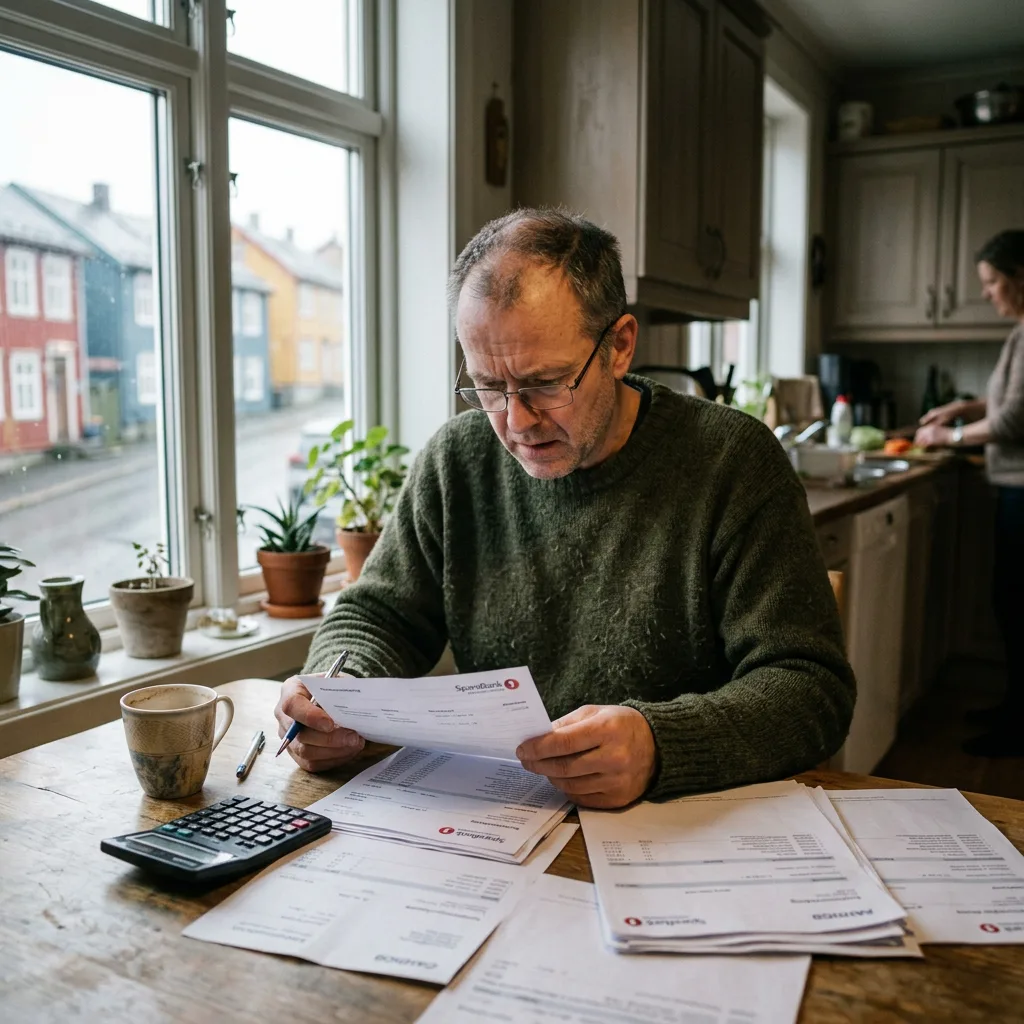Nærbilde av en person som holder en smarttelefon med en digital lommebok-app foran en minibank.